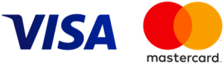 Visa and Mastercard accepted