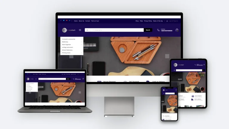 Emoni Hari website mockup