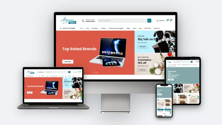 Aliyanasmart website mockup