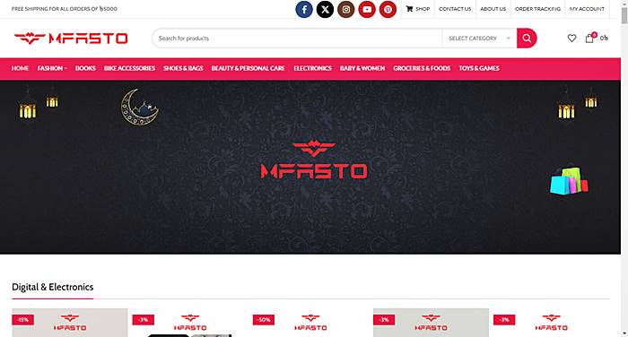 Mfasto (Pvt.) Ltd | Creative Tech Park | Ecommerce / Buy sell