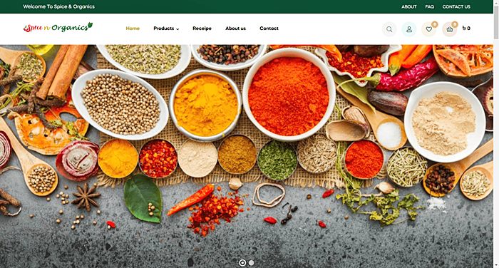Spice Organic | Creative Tech Park | Ecommerce / Buy sell